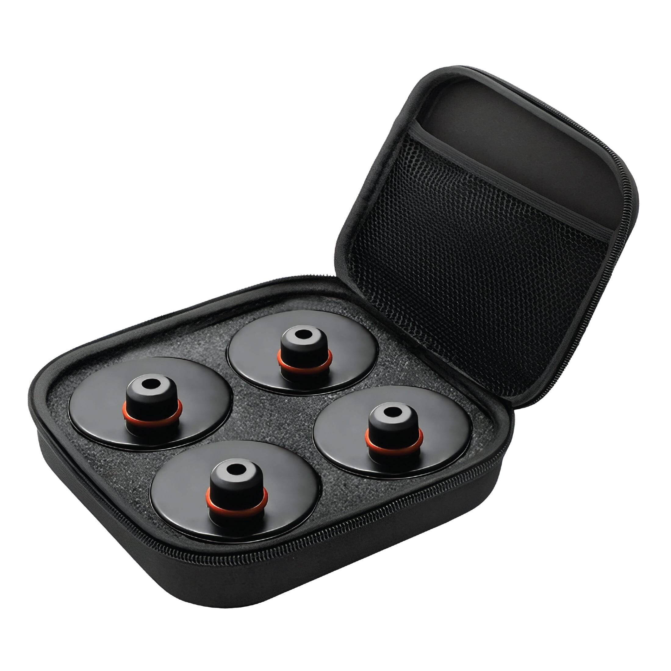 Front. Digipower - Digipower High-Density Rubber Jack Pads for Ford Mustang Mach-E with Mounting Pins & Storage Case.