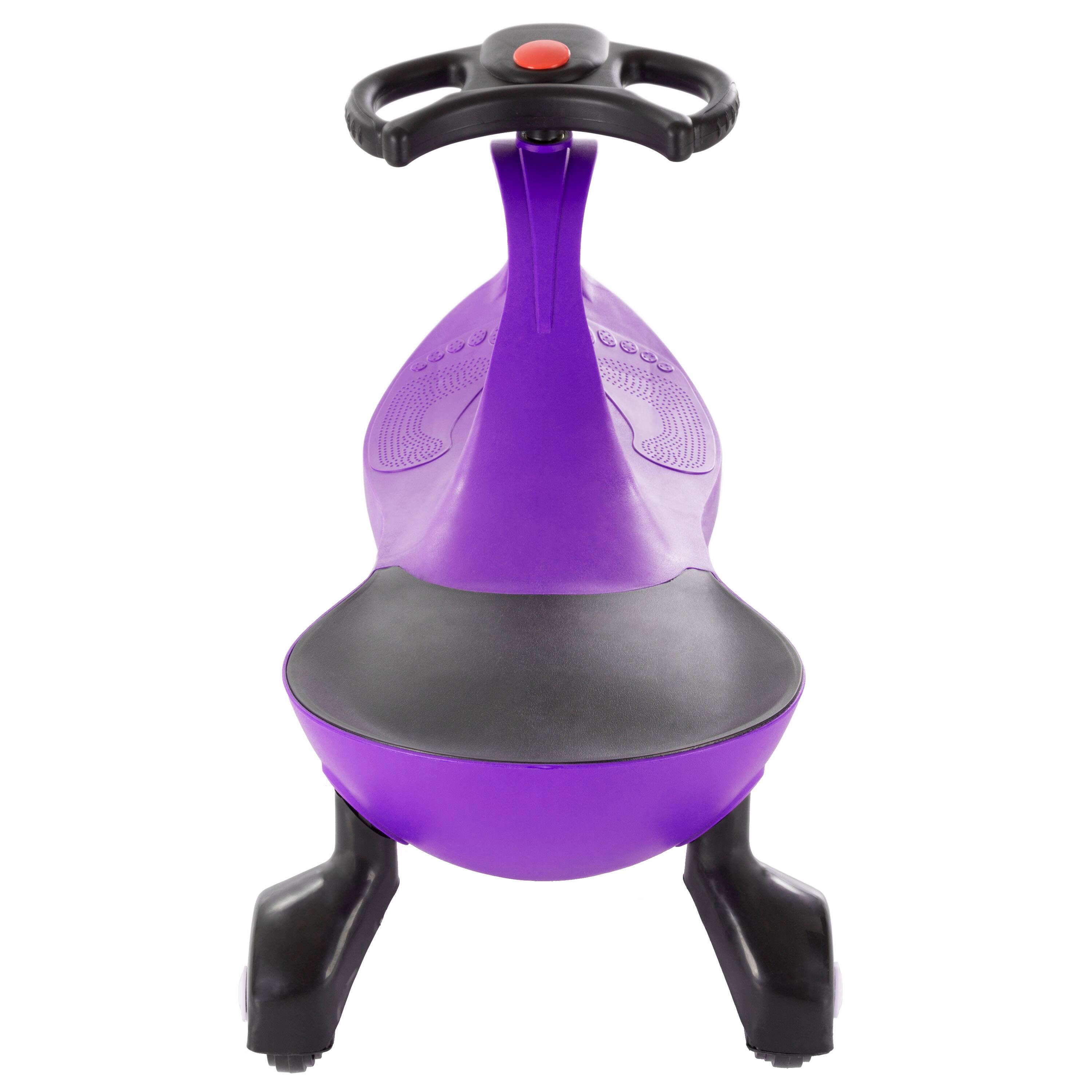 Angle. Lil Rider - Wiggle Car for Ages 3 and Up - Twist, Wiggle, and Go (Purple).