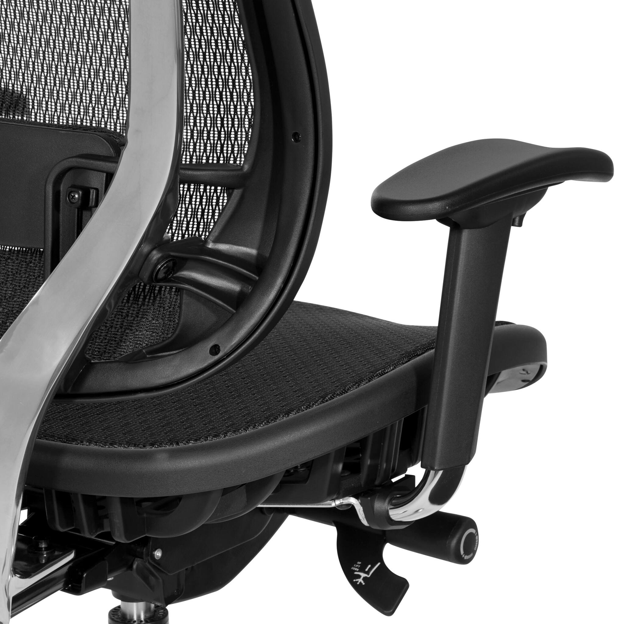 Alt View 1. Office Star Products - Executive High Back Chair - Black.