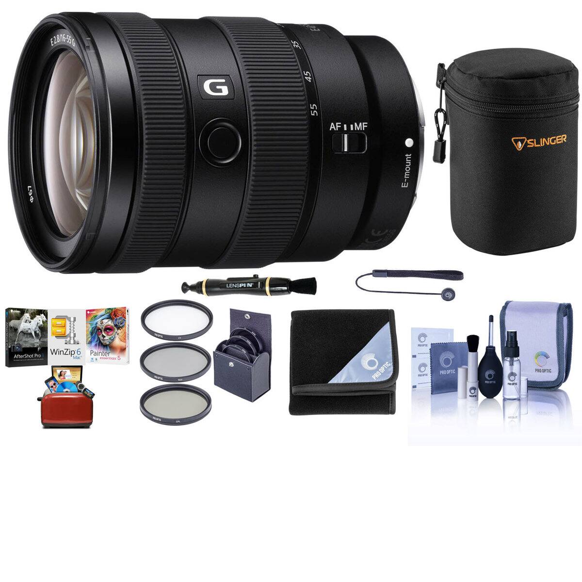 EZANO-STE
G
35
45 55
AF I MF I
E-mount
SLINGER
LENSPEN
WinZip 6 Painter AfterShot Pro Mac
5
8
PRO OPTIC
more
PRO OPTIC

PURC
PROOPTIC