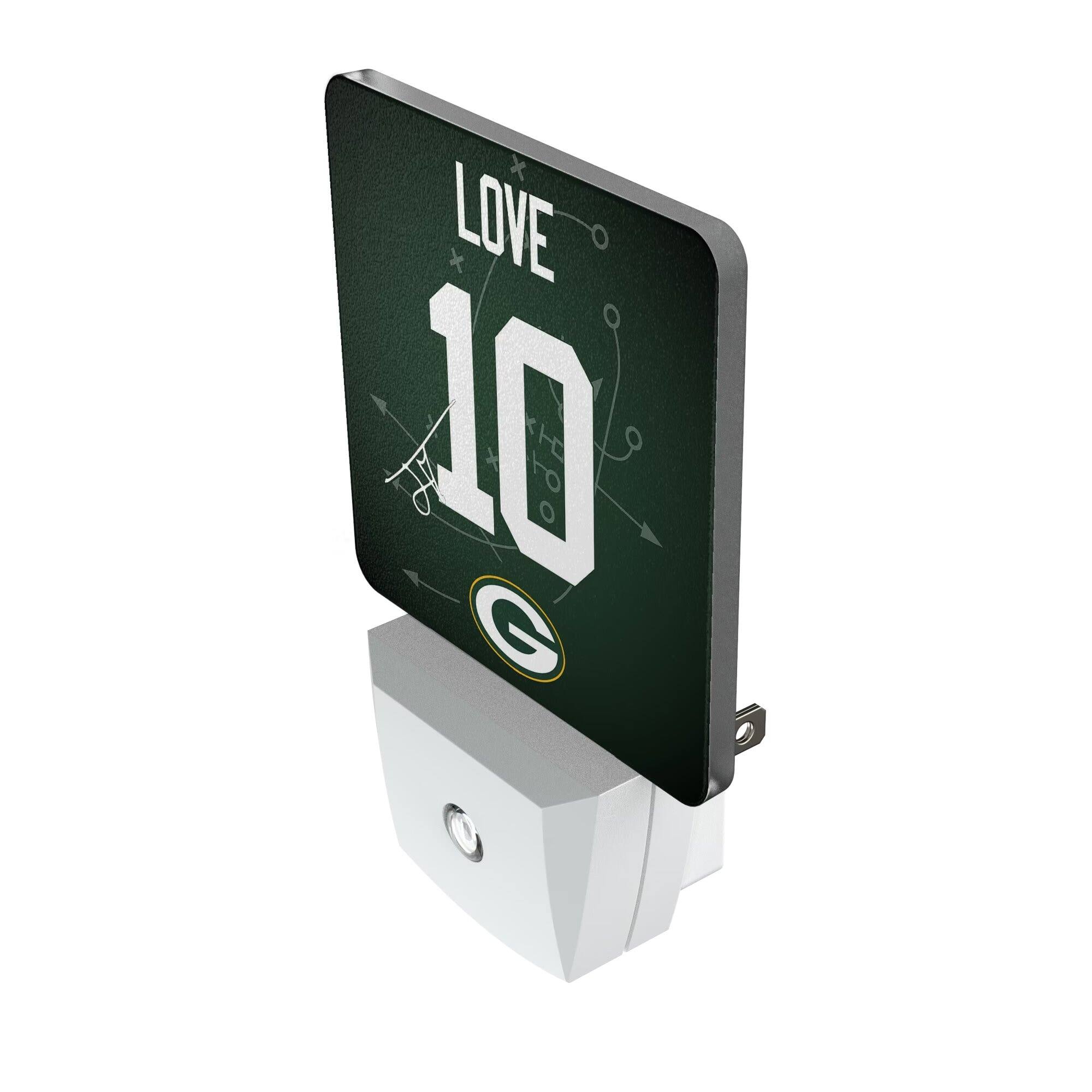 Alt View 1. Keyscaper - Jordan Love Green Bay Packers Nightlight 2-Pack - Multicolor.