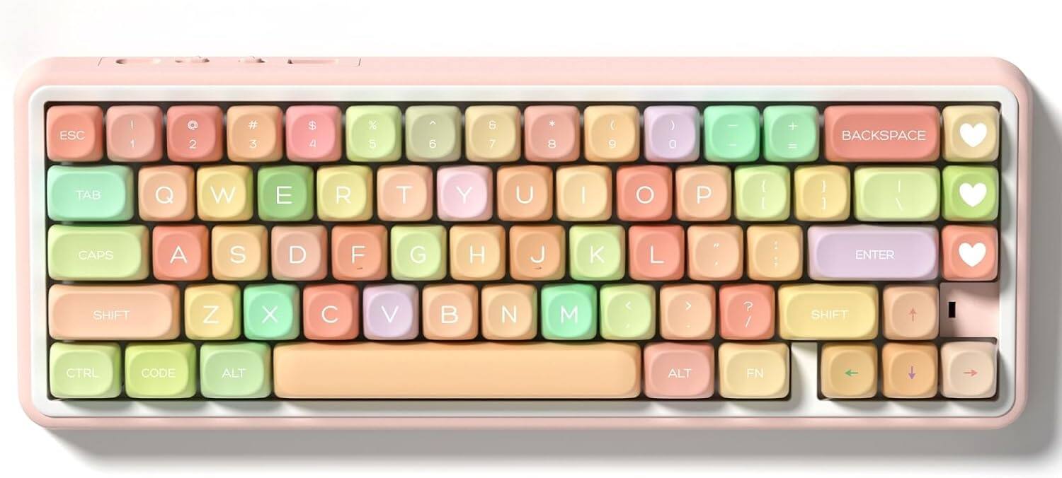 ESC 1 2 3 4 5 6 7 8 9 0 - = BACKSPACE TAB Q W E R T Y U I O P { } \ CAPS A S D F G H J K L ; ' ENTER SHIFT Z X C V B N M , . / SHIFT CTRL CODE ALT ALT FN