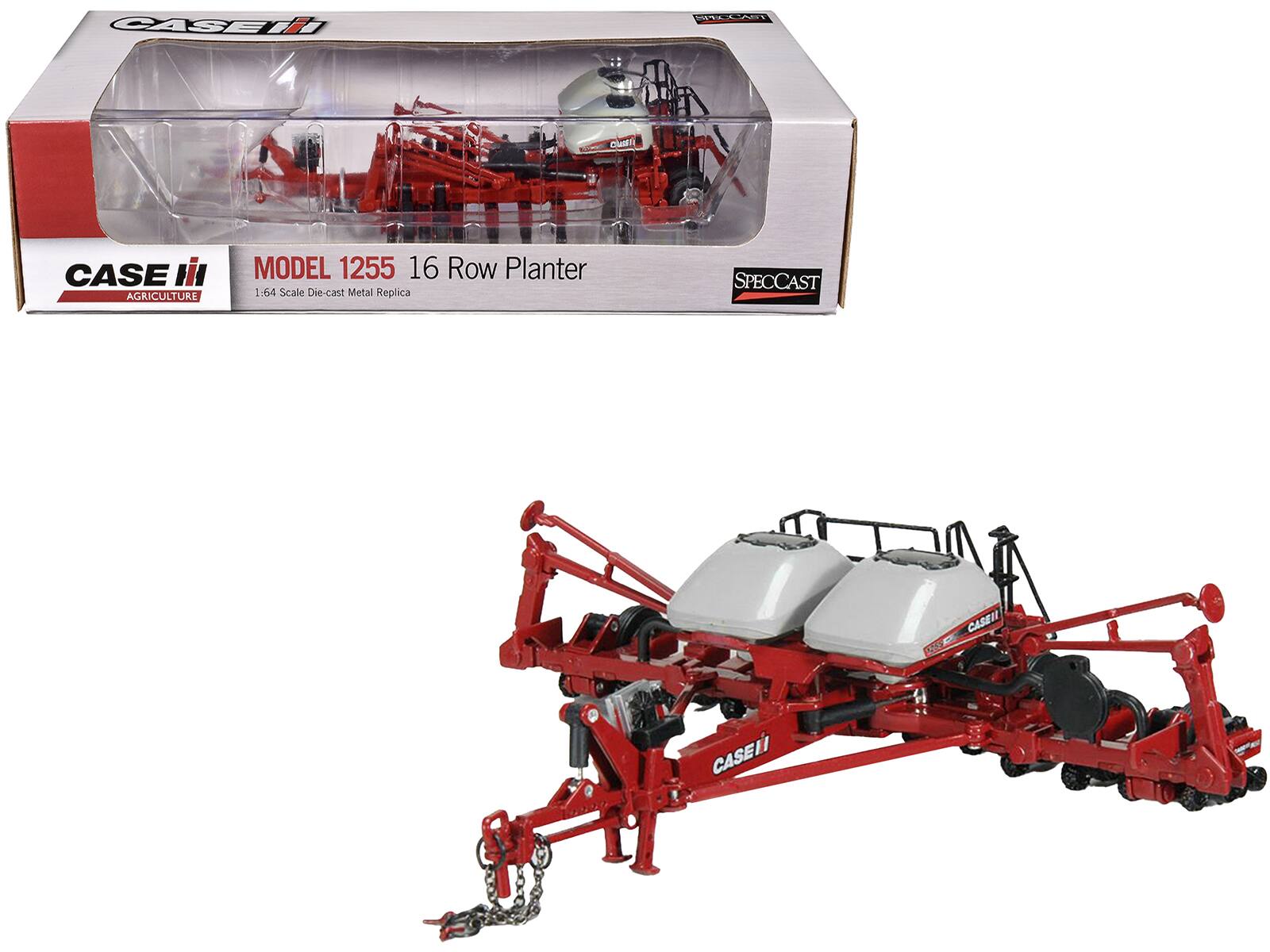 CASE II  
SPROGAST  

CASE II AGRICULTURE  
MODEL 1255 16 Row Planter 1:64 Scale Die-cast Metal Replica  
SPECCAST  
CASE II