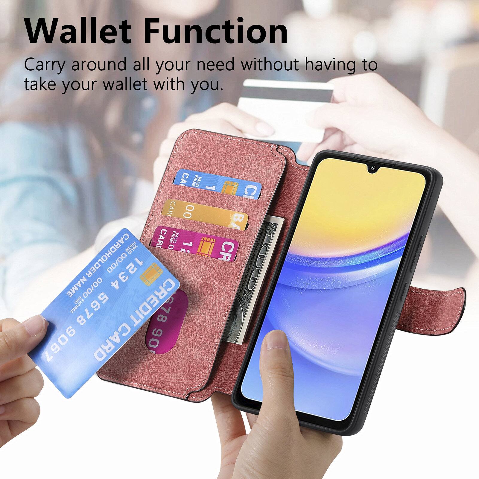 Wallet Function  
Carry around all your need without having to take your wallet with you.  

CA FRCM VAUO 1 CAR 00 A CAR VALID O 1 OETA n1 CR CARDHOLDER 00/00 1234  
GCDOD NAME 00/00 ON2 CREDIT ENPINES 5678 S78 9067 CARD oe