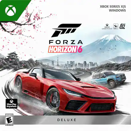 XBOX SERIES X|S WINDOWS
FORZA HORIZON 6
XBOX GAME STUDIOS
Xbox Play Anywhere
EVERYONE E ESRB
DELUXE - E (Everyone)