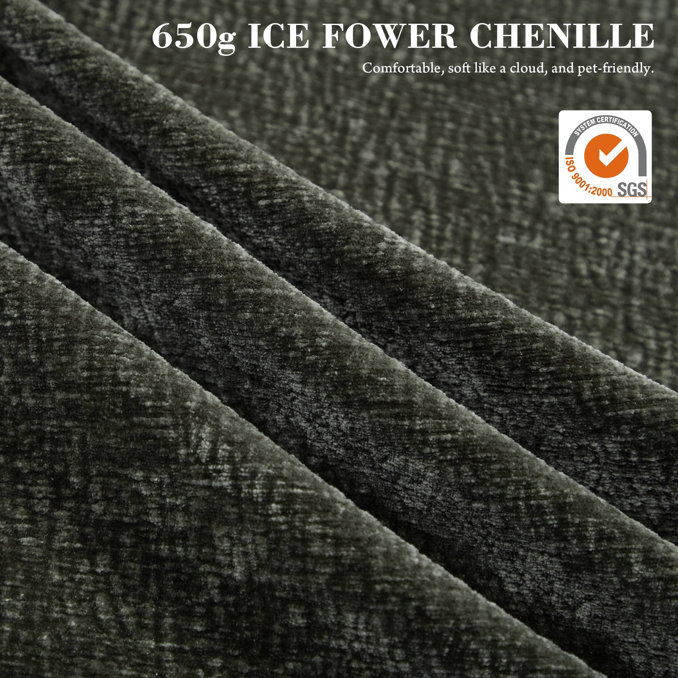650g ICE FOWER CHENILLE  
Comfortable, soft like a cloud, and pet-friendly.  

SYSTEM CERTIFICATION  
ISO 9001:2000 SGS
