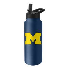 Logo Brands - Michigan Wolverines 34oz. Quencher Bottle - Multicolor