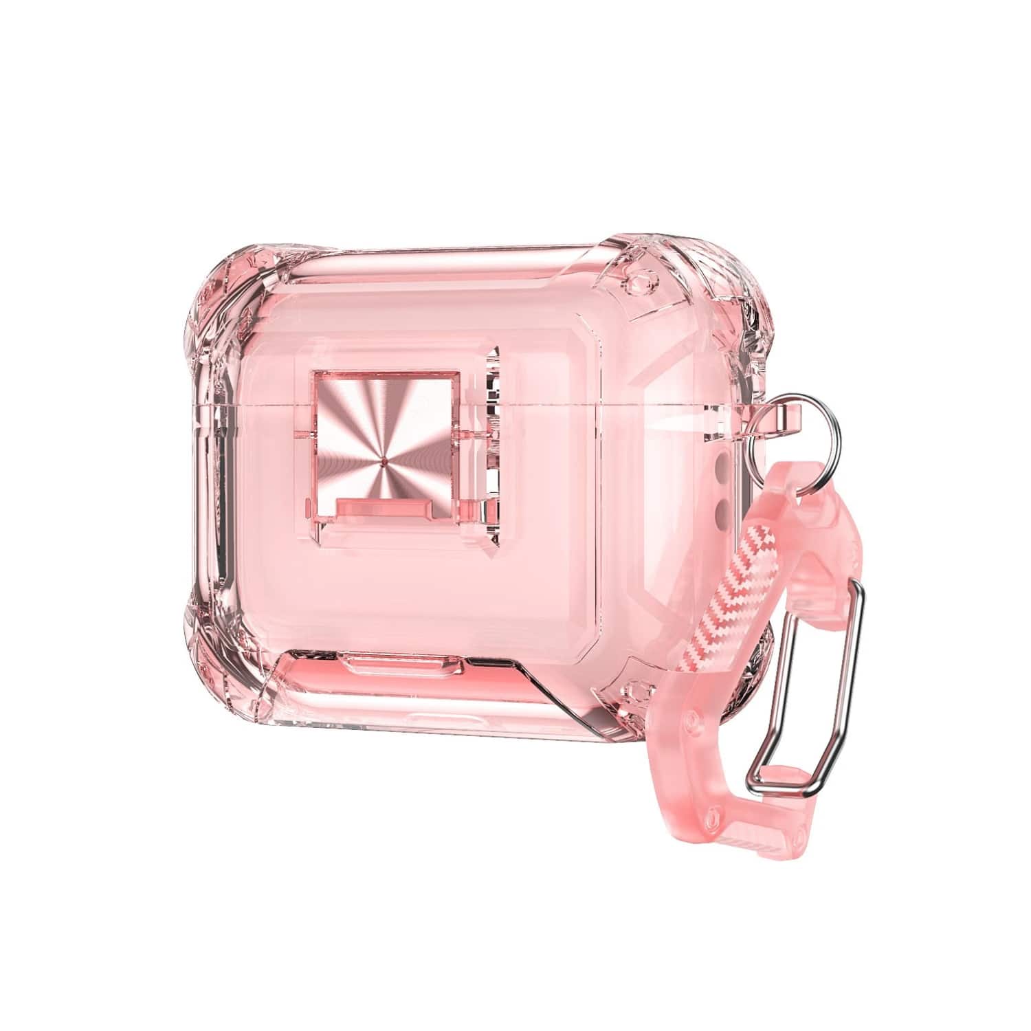 Stock Preferred - Shockproof Safety Lock Case for Apple AirPods Pro 3rd Generation (2025) - Pink