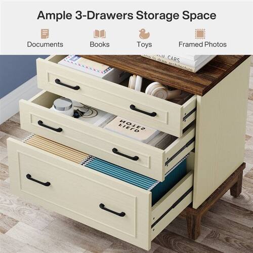 Ample 3-Drawers Storage Space  
Documents  
Books  
Toys  
Framed Photos  

1OW U to CARS deae architecture CJ