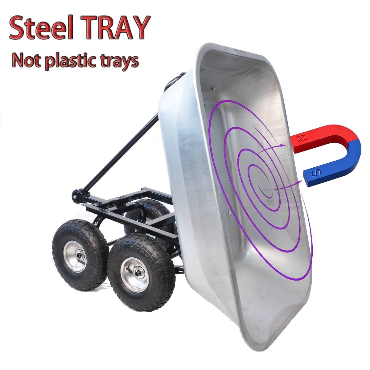 Steel TRAY  
Not plastic trays
