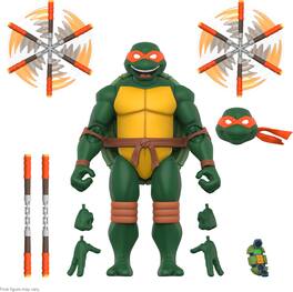 Super7 - Teenage Mutant Ninja Turtles - ULTIMATES! Wv12 - Michelangelo (TMNT) - Collectibles - Multicolor