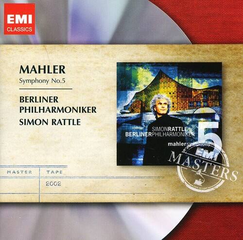 EMI CLASSICS

MAHLER  
Symphony No.5

BERLINER PHILHARMONIKER  
SIMON RATTLE

MASTER TAPE  
2002

EMI CLASSICS  
MAHLER  
Symphony No.5  
BERLINER PHILHARMONIKER  
SIMON RATTLE

MASTERS