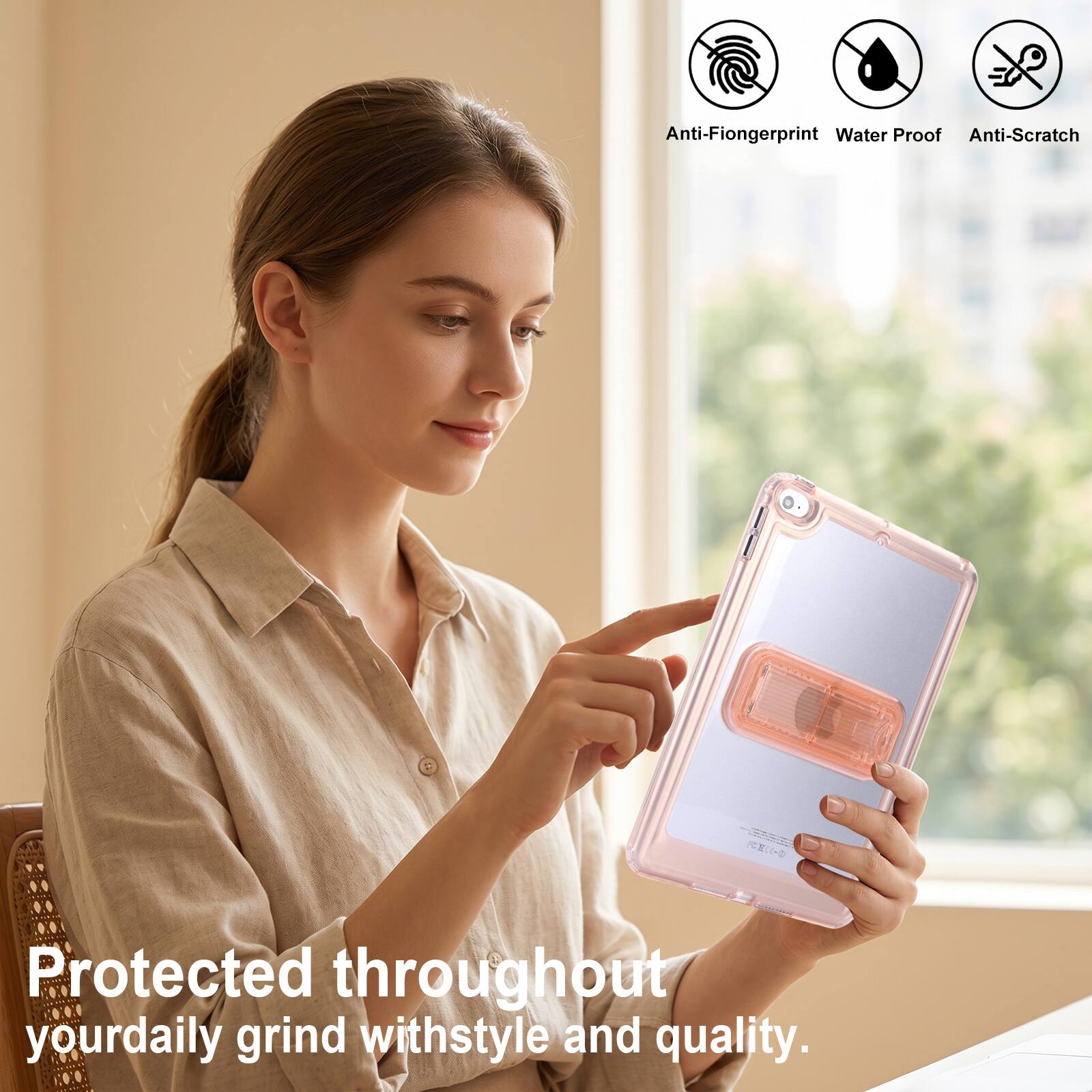 Anti-Fingerprint Water Proof Anti-Scratch  
Protected throughout your daily grind with style and quality.