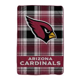 Pegasus - Arizona Cardinals 66" x 95" Oversized Plaid FAN-mily Ultra Cozy Blanket - Multicolor