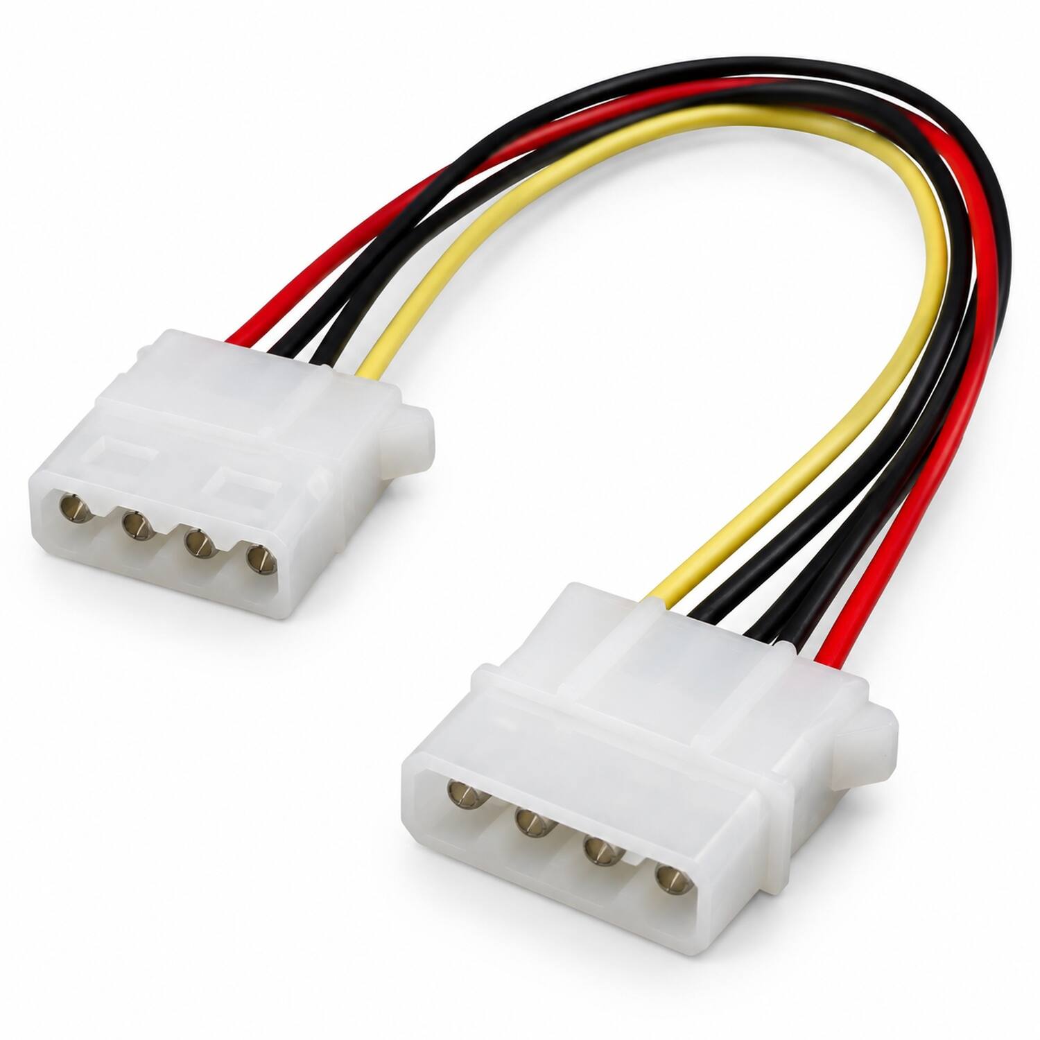 Angle. Sanoxy - 12in 5.25 Female to 5.25 Female Internal Power Cable - Multi.