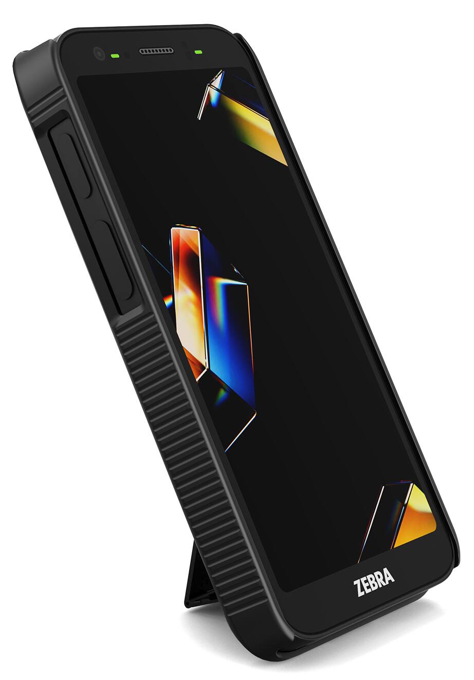 Alt View 5. Nakedcellphone - Hard Case with Stand for Zebra TC501 Mobile Computer Scanner - Black.