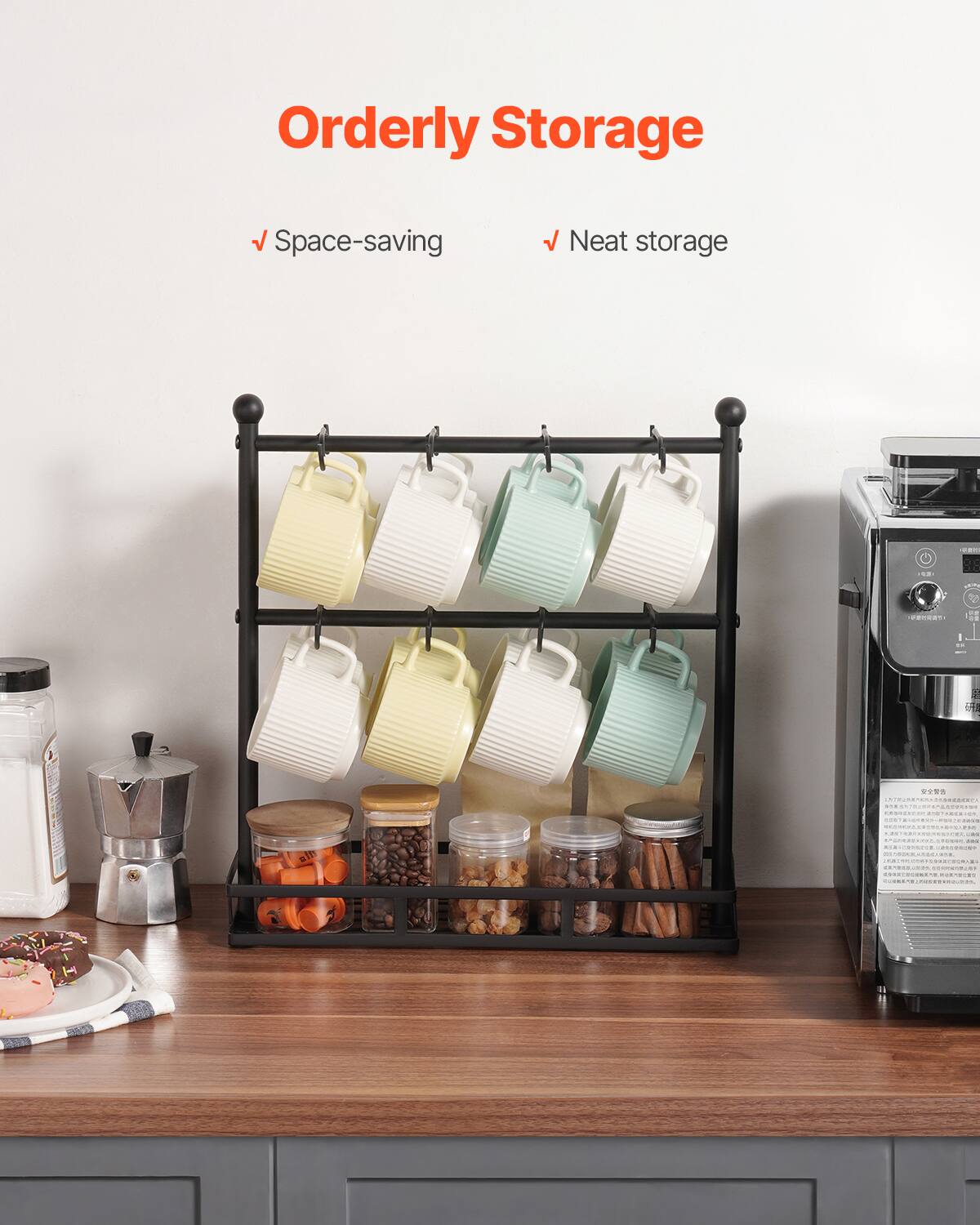 Orderly Storage

- Space-saving
- Neat storage