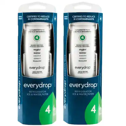 CERTIFIED TO REDUCE 31 CONTAMINANTS
REFRIGERATOR FILTER
LTRE POUR REFRIGERATEUR
4
BRANDS CERTIFIED
MARQUES CERTIFIEES
Whirlpool
MAYTAG
AMANA
JENNAIT
KitchenAid
everydrop
ICE & WATER
REFRIGERATOR FILTER