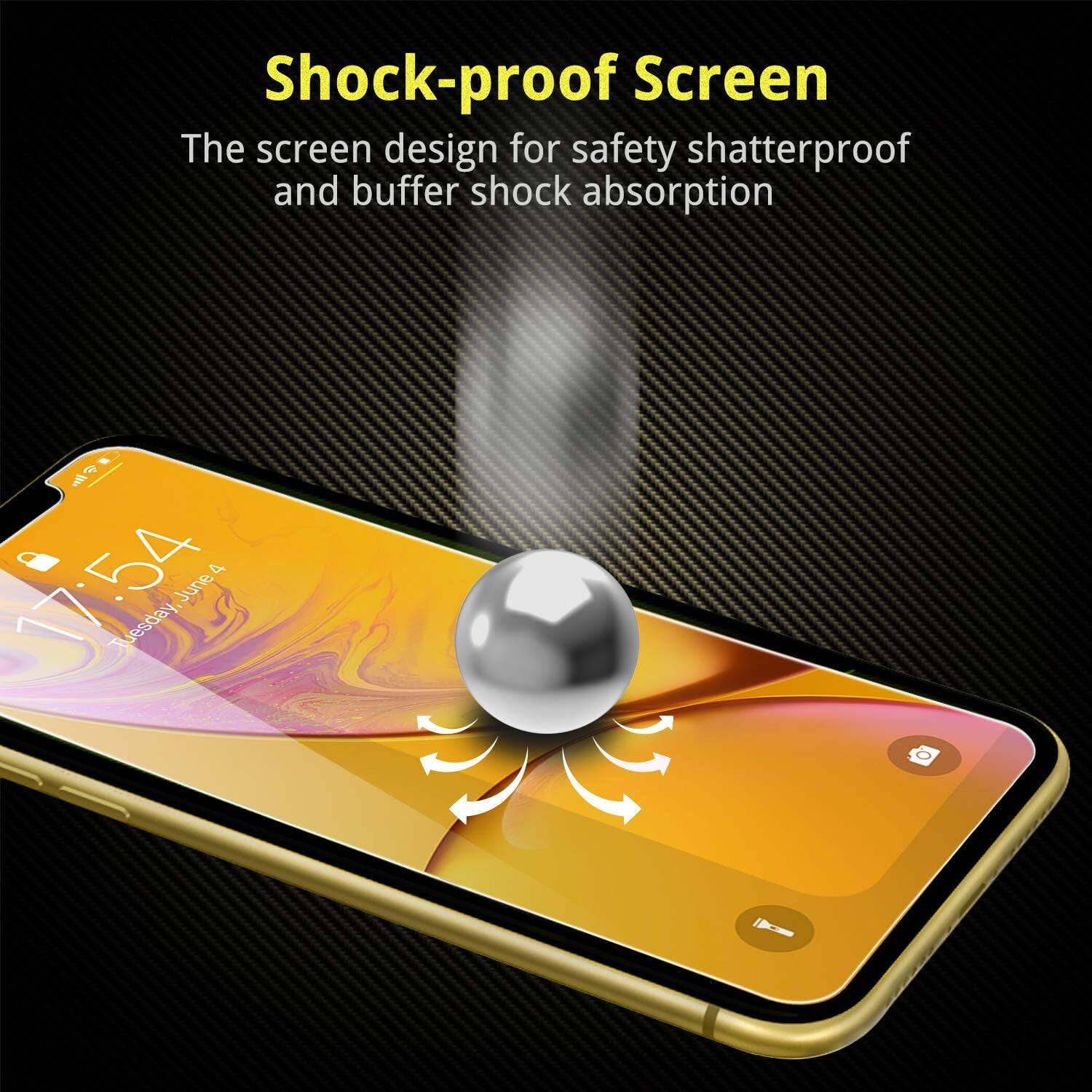 Shock-proof Screen  
The screen design for safety shatterproof and buffer shock absorption