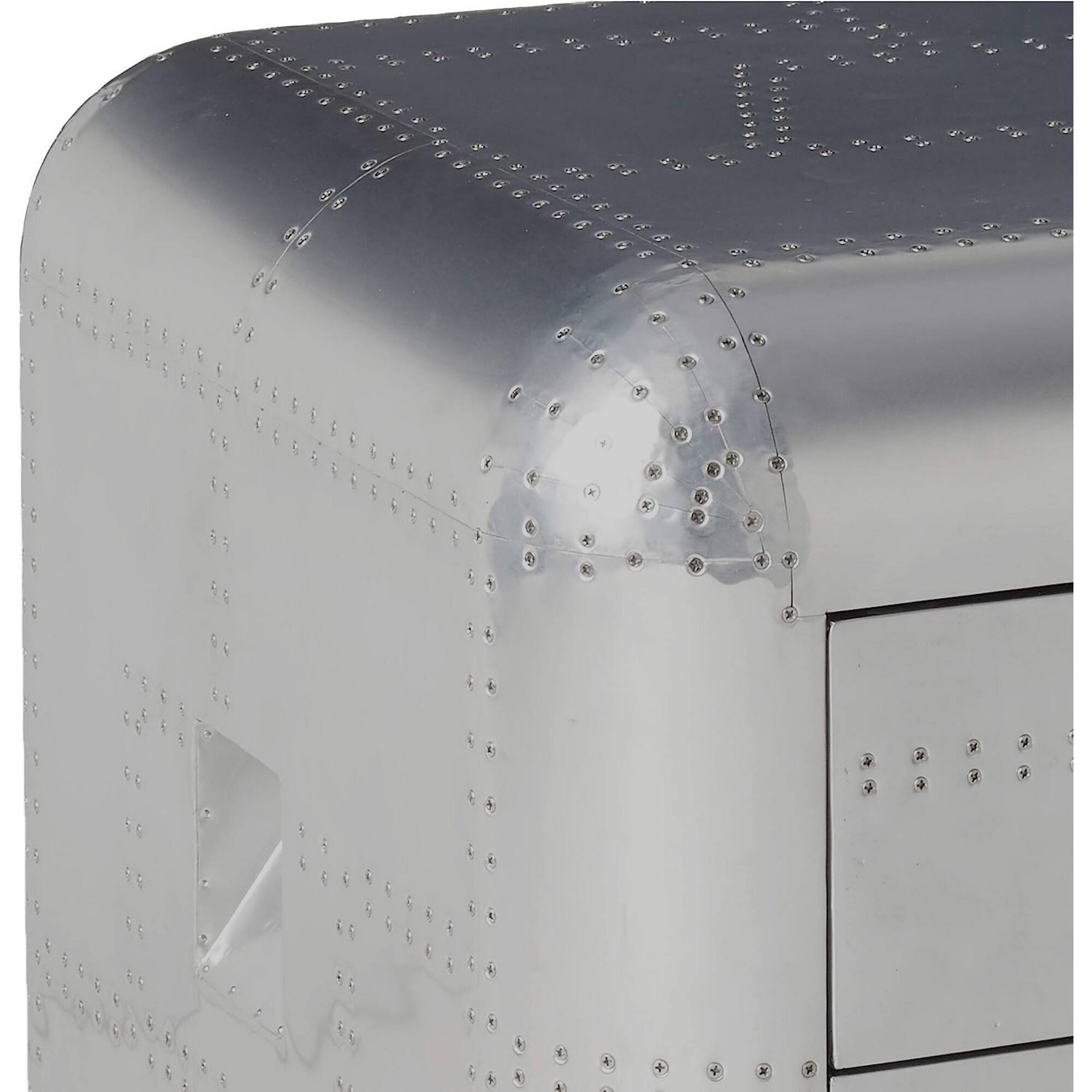 Alt View 3. Manhattan Lane - Brancaster End Table - Aluminum.