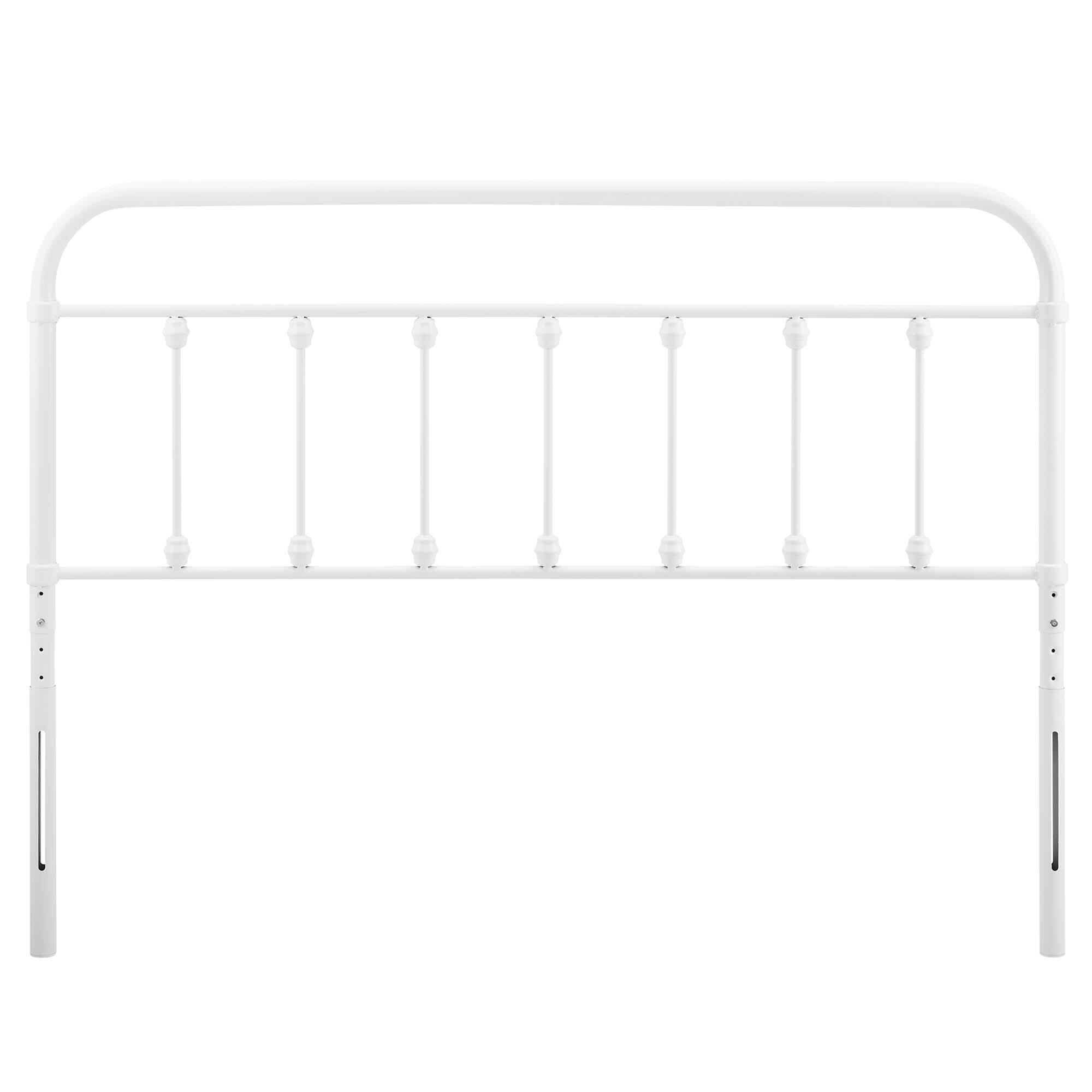 Alt View 2. Modway - Sage Metal Headboard by Modway - White.