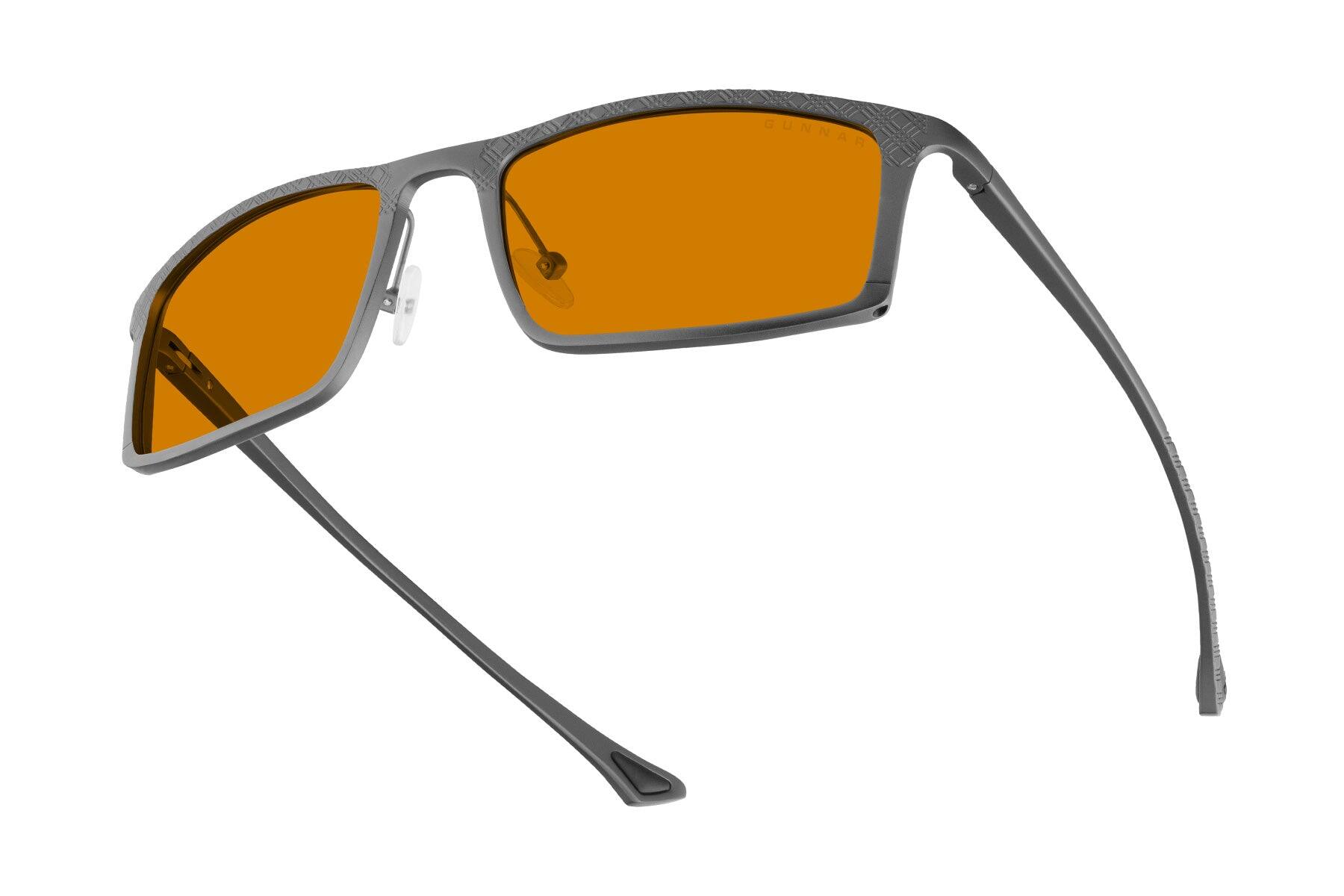 Alt View 9. GUNNAR - GUNNAR Computer Glasses  -  Plaid, Graphite, Amber Lens - Blue Light Blocking, Relieve Dry Eye, Anti Glare - Onyx/Graphite.