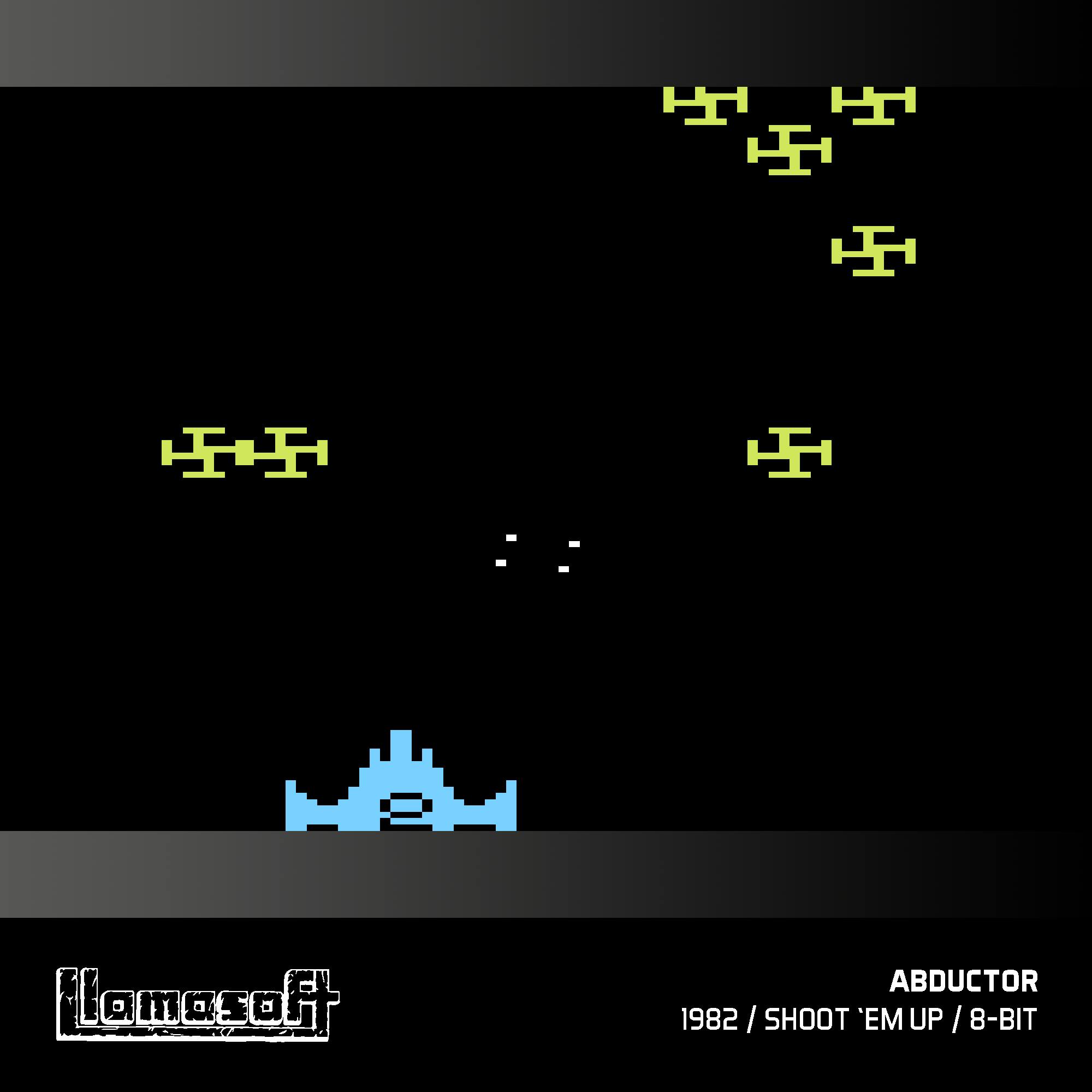 H    .. fomsoft ABDUCTOR 1982 / SHOOT 'EM UP / 8-BIT