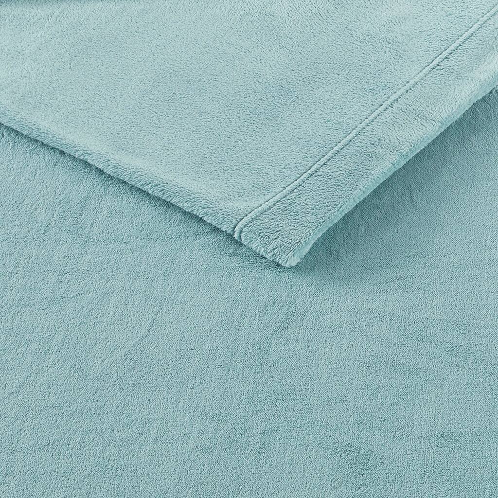 Alt View 5. Gracie Mills - Gracie Mills Dashiell Micro Plush Sheet Set - Aqua.