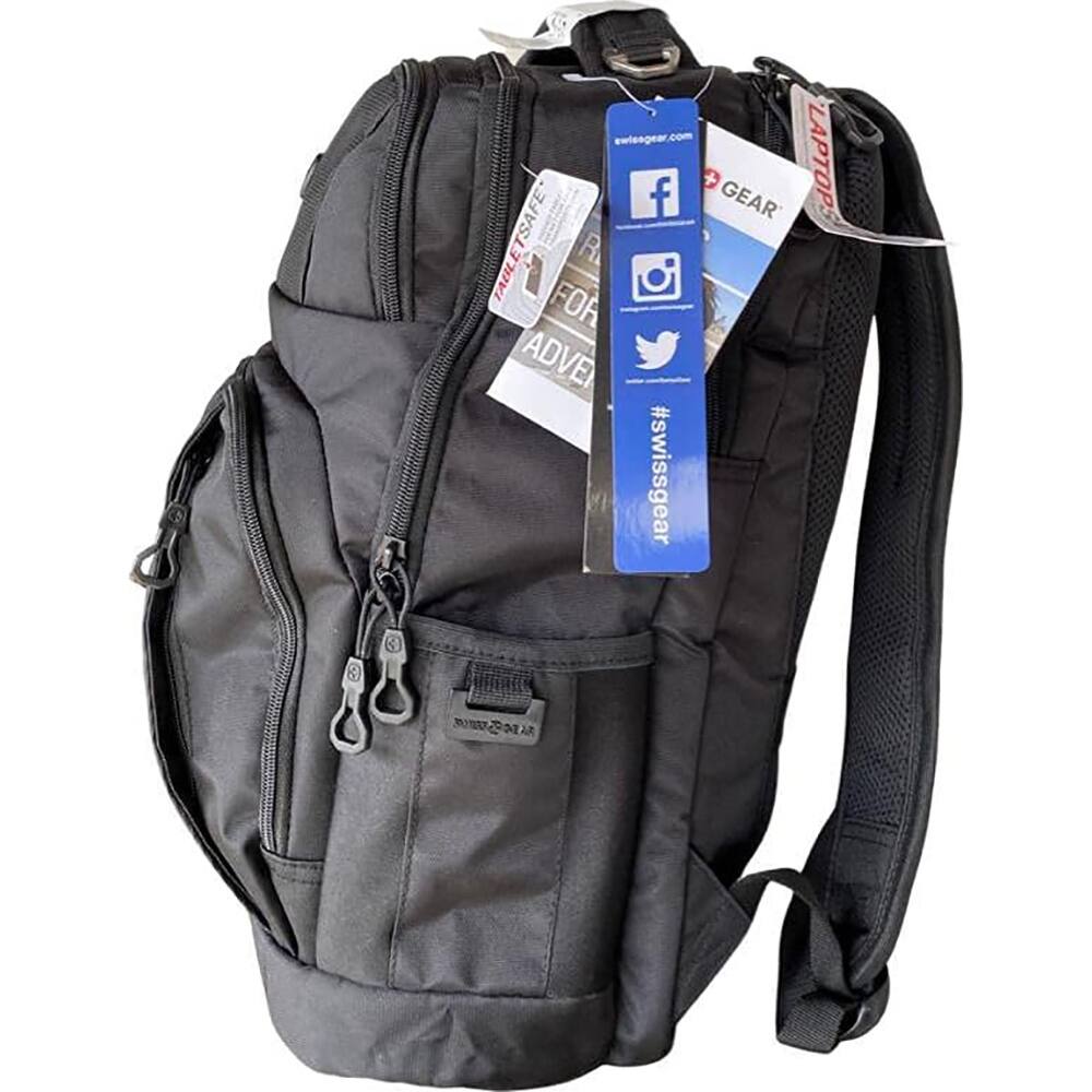 swissgear.com  
GEAR  
#swissgear  

LAPTOP TABLET SAFE FOR ADVENTURE  

PACKSAFE