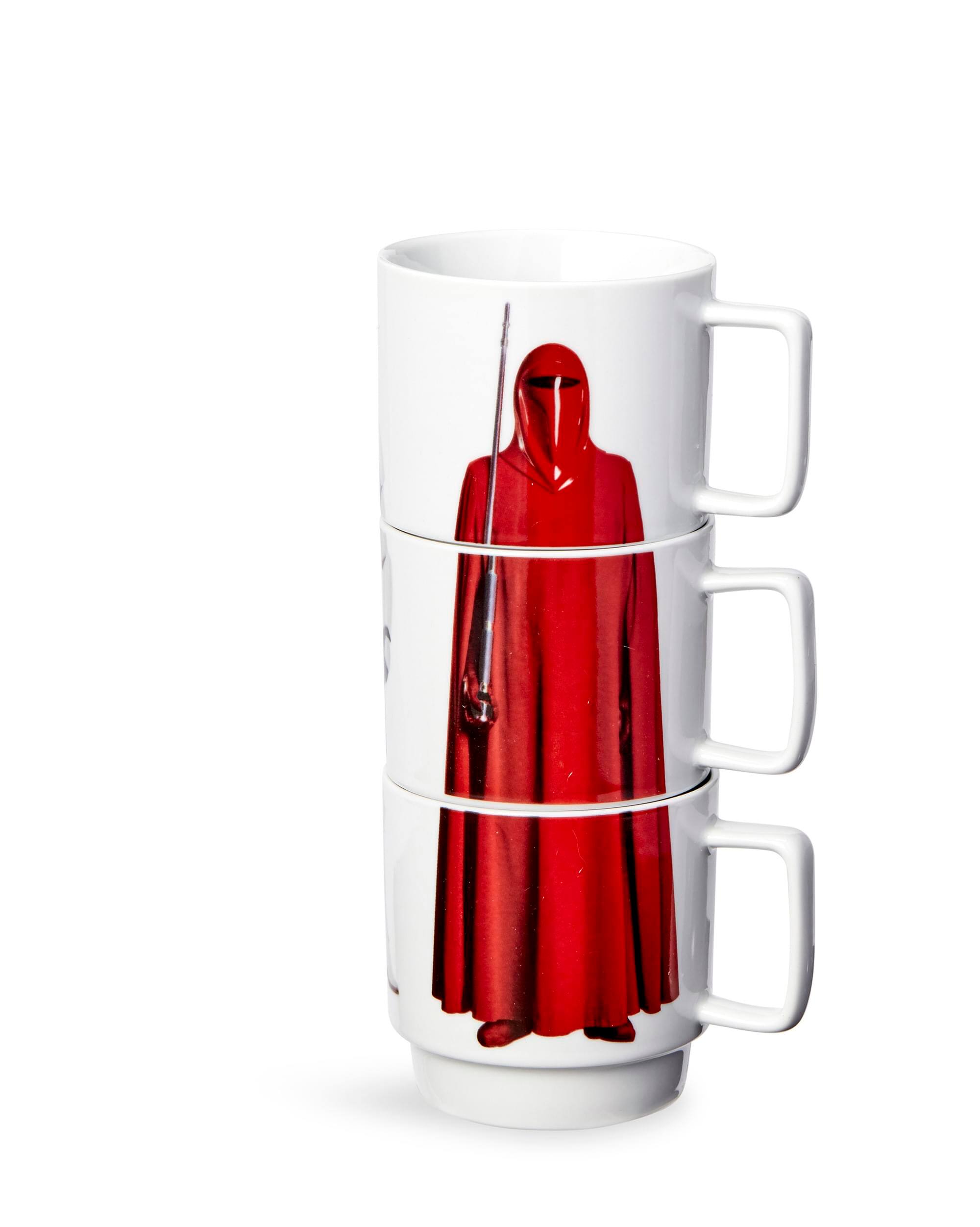 Alt View 10. Star Wars - Star Wars 11oz Stacking Mugs - Darth Vader, Imperial Guard, and Stormtrooper - White.