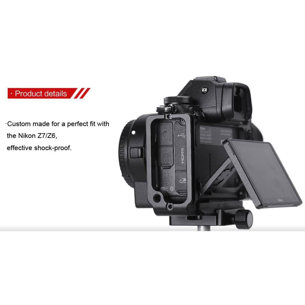 Product details

Custom made for a perfect fit with the Nikon Z7/Z6, effective shock-proof.