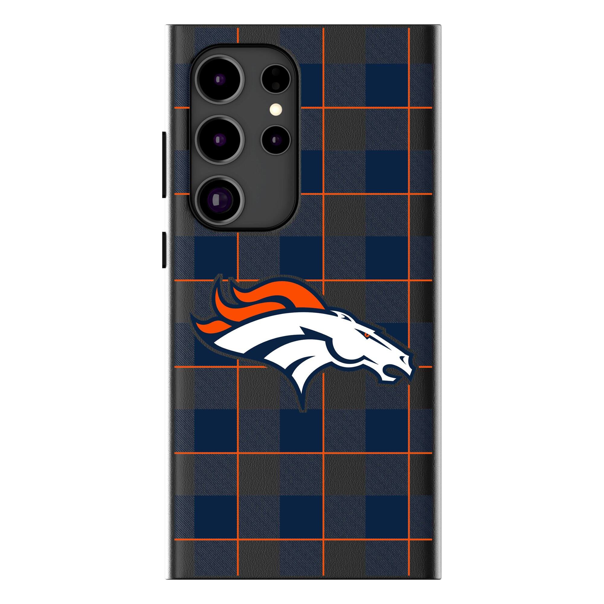 Keyscaper - NFL - Denver Broncos - Plaid Galaxy Magnetic Bump Case - S25 - Black price history on PriceWatchPro