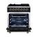 Alt View 6. Forno Appliances - Massimo 4.32 Cu. Ft. Freestanding Dual Fuel True Convection Range with Air Fryer Basket - Black.
