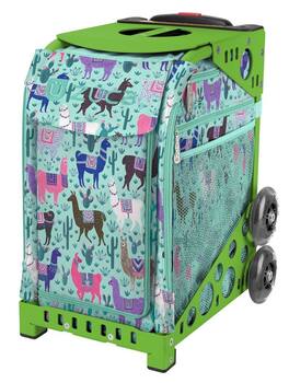 Zuca - Llama Rama Sport Insert Bag and Frame with Flashing Wheels - Green