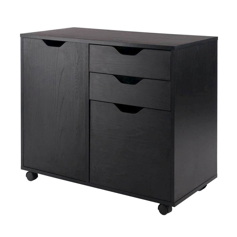 FurniFact - 2 Section Mobile Cabinet - Black price history on PriceWatchPro