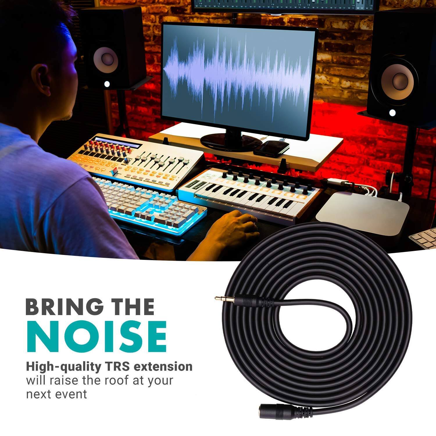 BRING THE NOISE

High-quality TRS extension will raise the roof at your next event