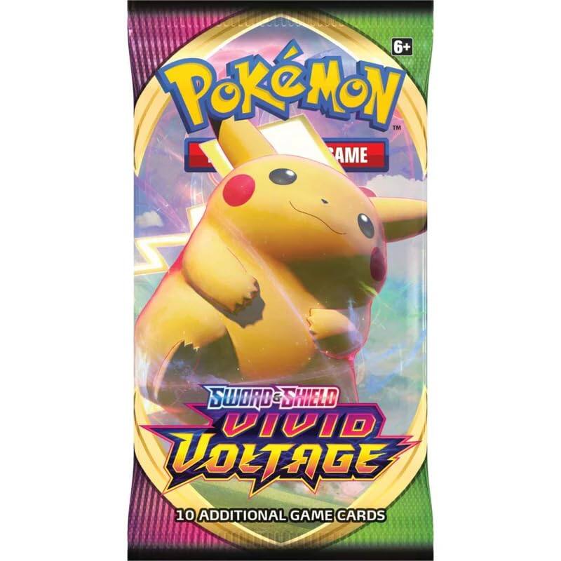 Pokémon Game  
6+  
Sword & Shield  
Vivid Voltage  
10 Additional Game Cards