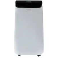 Amana - 350 Sq. Ft. Portable Air Conditioner - White/Black - Front_Zoom