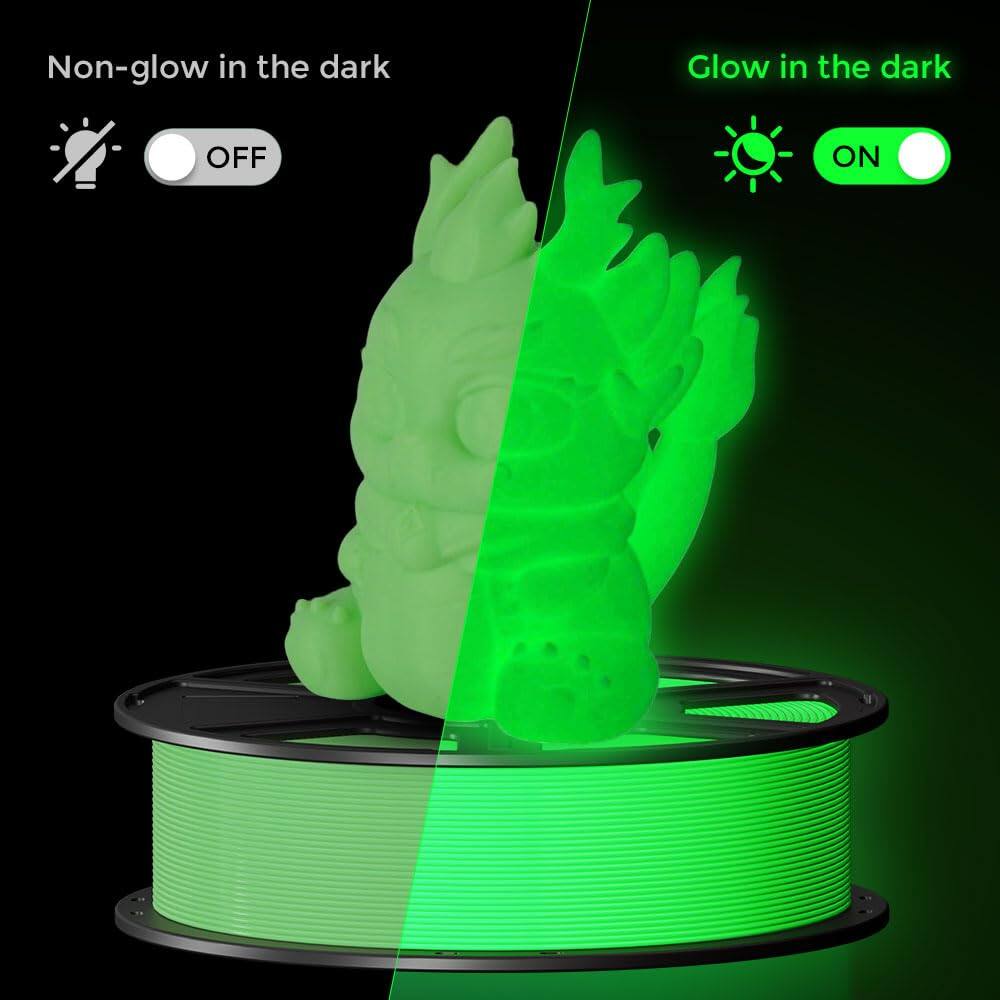Non-glow in the dark  
OFF  

Glow in the dark  
ON