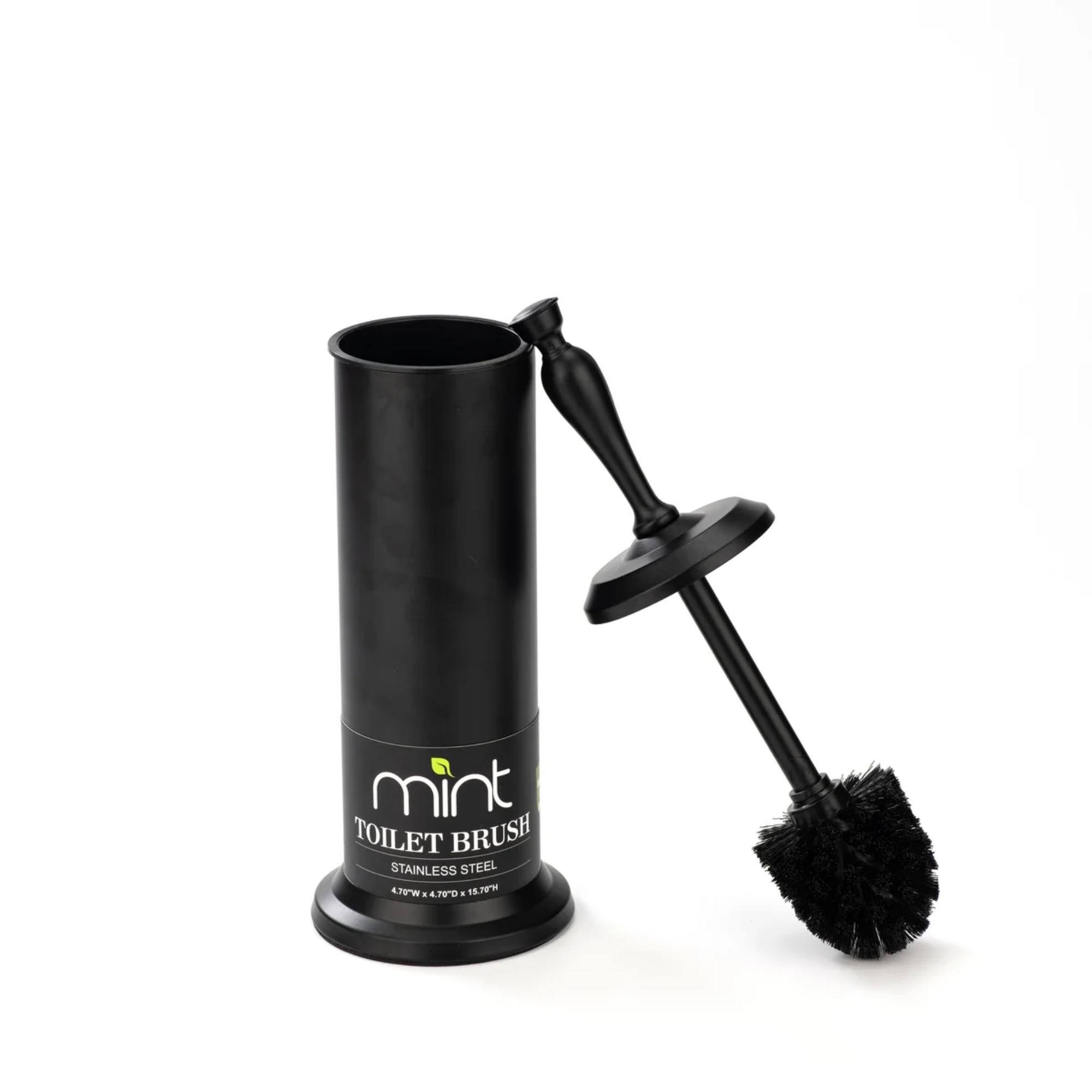 mint TOILET BRUSH STAINLESS STEEL 4.7"W x 4.7"D x 15.7"H