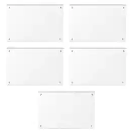 Home Collection - 5pcs Clear Acrylic Tabletop Photo Frames – Stylish Home Décor