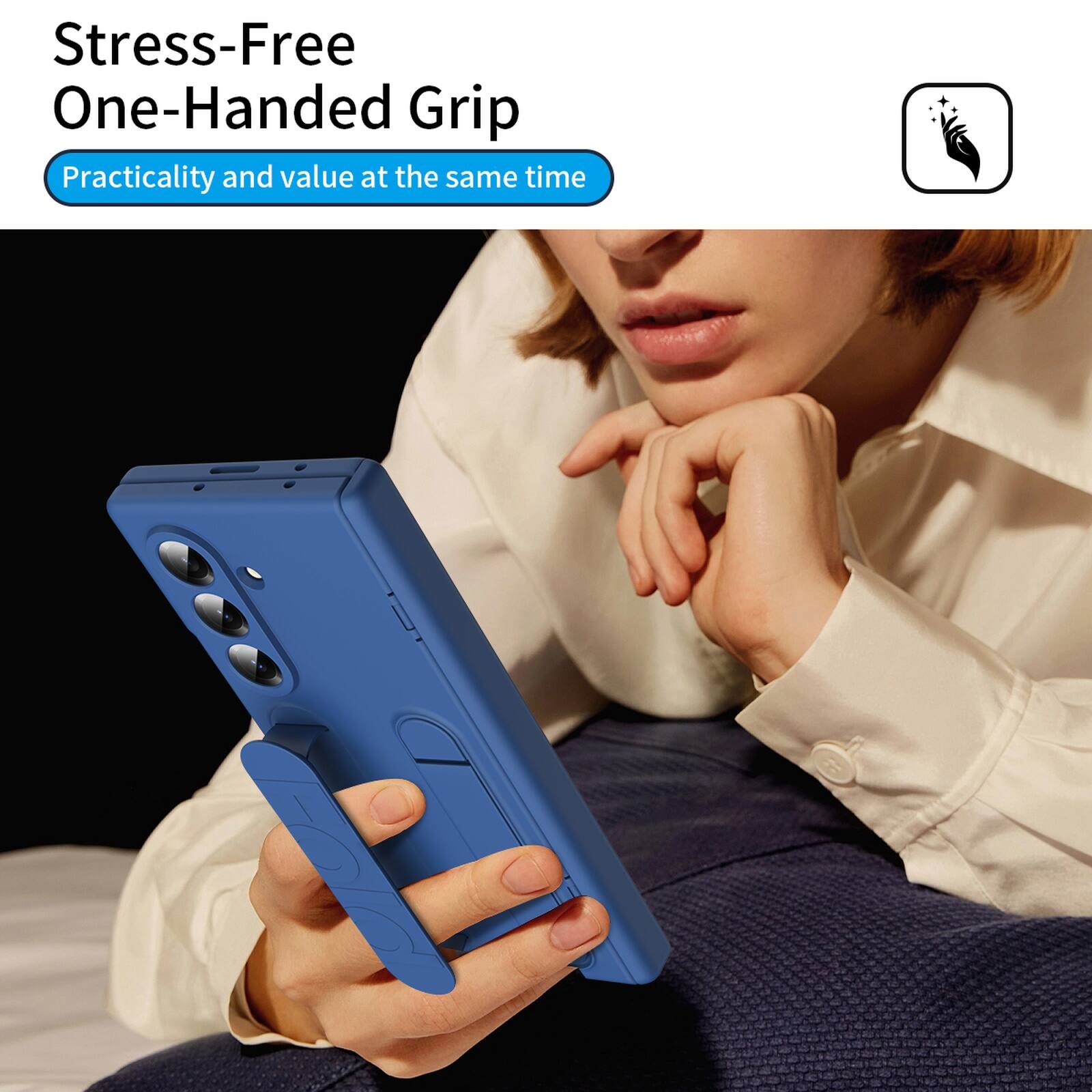 Stress-Free One-Handed Grip  
Practicality and value at the same time
