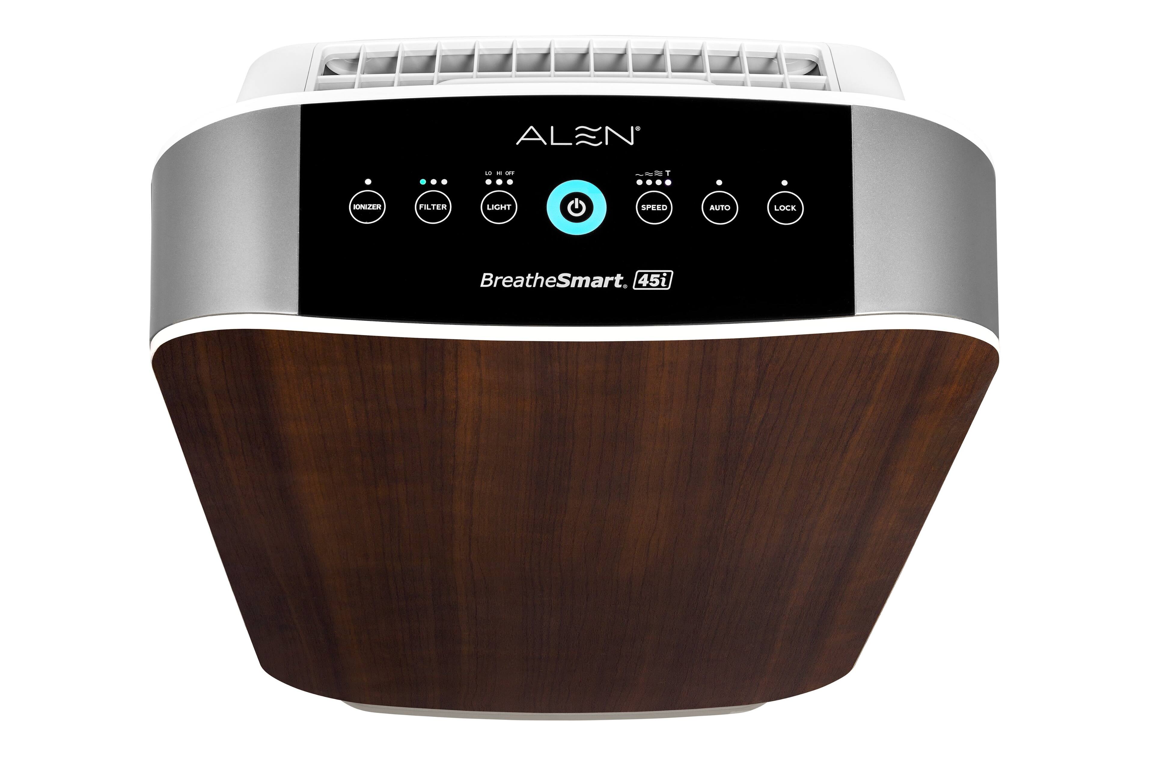 Alt View 11. Alen - BreatheSmart 45i 800 SqFt Air Purifier with Fresh HEPA Filter for Allergens, Dust, Odors & Smoke - Espresso.