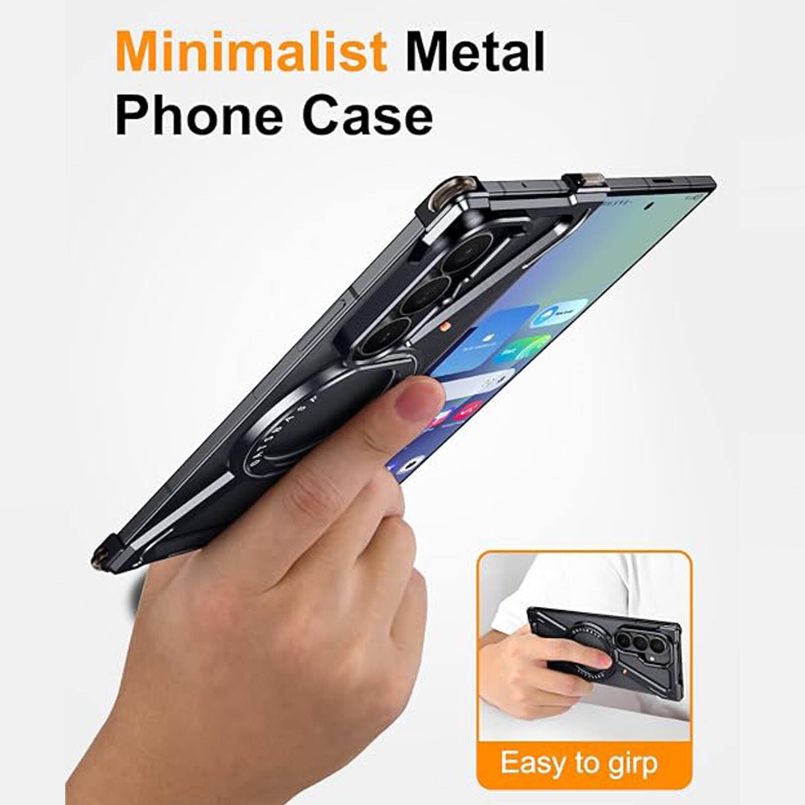 Minimalist Metal Phone Case

Easy to grip