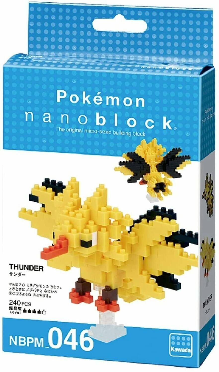 Pokemon nanoblock Charizard The original micro-sized building block THUNDER 240PCS Level NBPM. BM046 LNCER 04G Kawada S0E