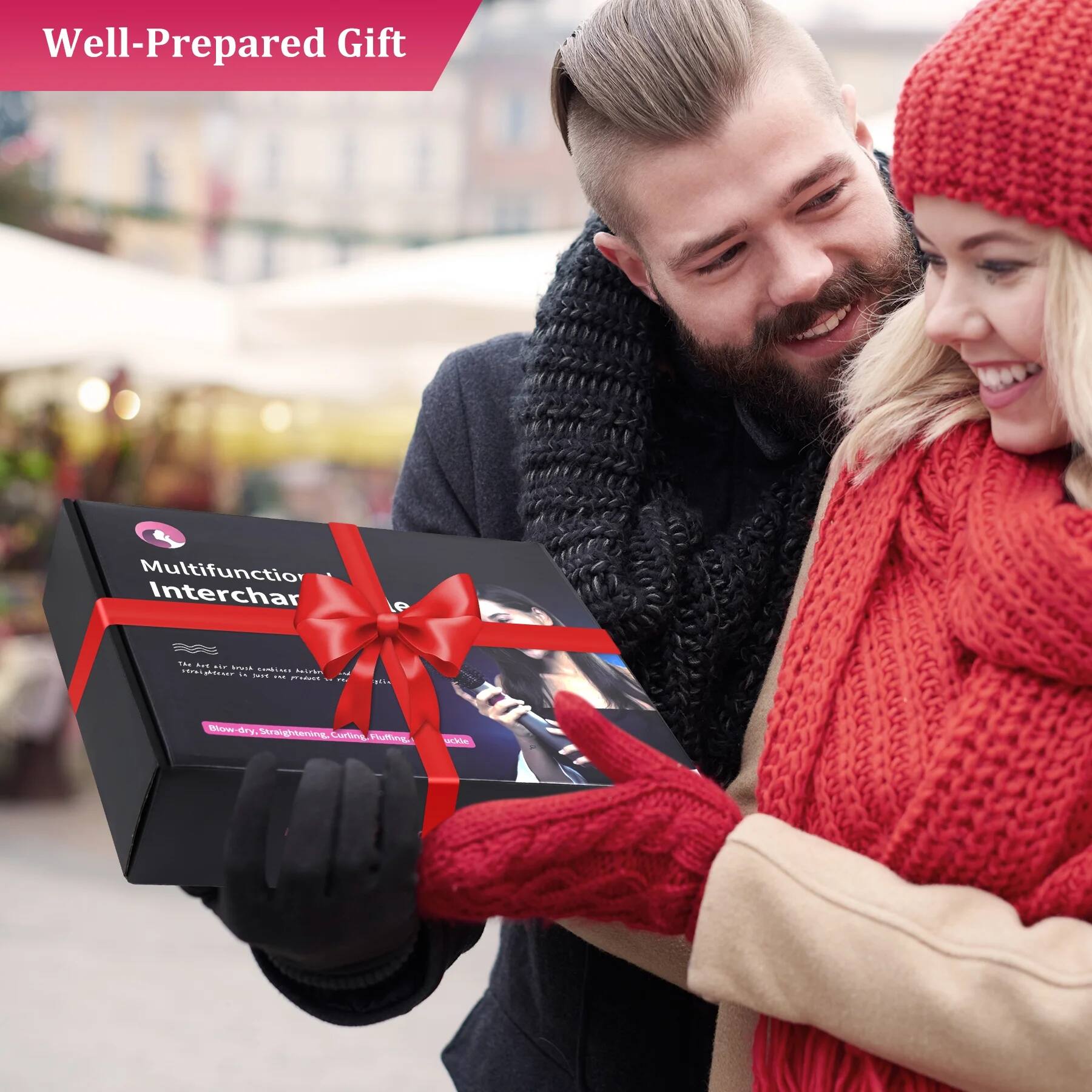 Well-Prepared Gift

Multifunction Interchar

Blow-dry, Straightening, Curling, Fluffing