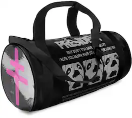 PopMarket - President - Rocksax - President - Conclave Logo - Duffle Bag with Strap (Black) - Multicolor