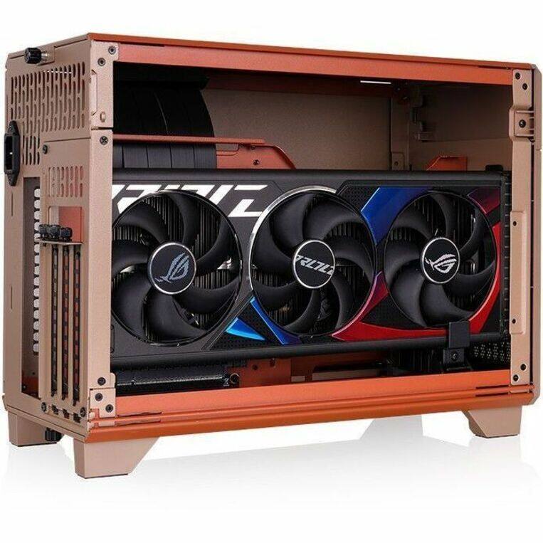 Alt View 8. Thermaltake - Thermaltake TR100 Gravel Sand Mini Tower Chassis - Mini-tower - Gravel Sand - Steel, SPCC - 2 x Bay - Mini ITX - Gravel Sand.