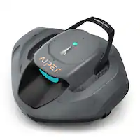 Aiper - SG 800B for Above Ground Pools 860sq.ft, 22GPM Suction Power Cordless Robotic Pool Vacuum - Gray - Front_Zoom