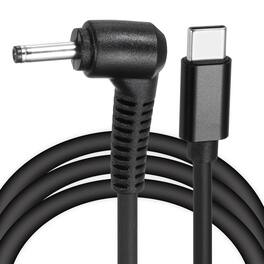 Unique Bargains - 5FT USB C to DC 3.5x1.35mm PD Charging Cable, 15V/3A 45W, for Router, Camera, TV Box, Desk Lamp - Black